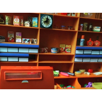 Grote vintage speelgoedwinkel van Geobra